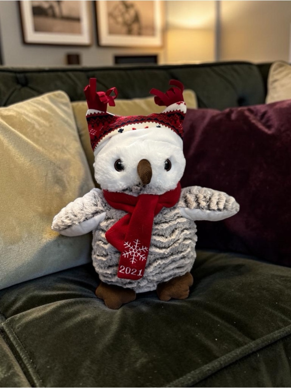 PetSmart Wonder the Snowy Owl‎ from 2021 Dog Plushie Toy with Squeaker NWOT